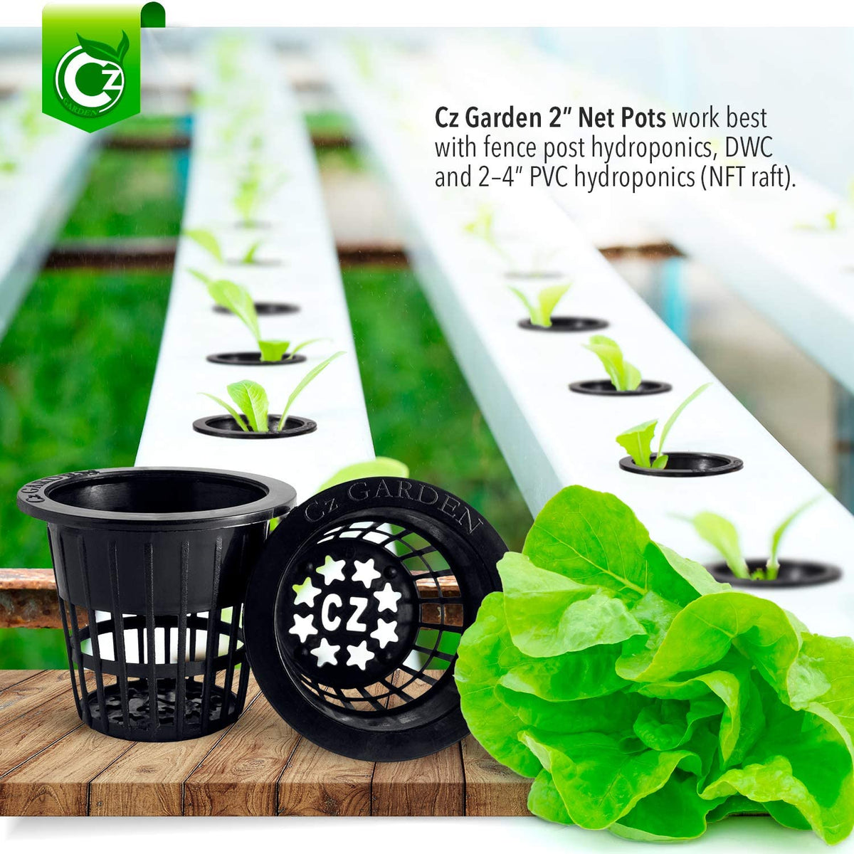 plant net pots 2 Inch Net Pots Cups Heavy Duty Round Wide Rim Design