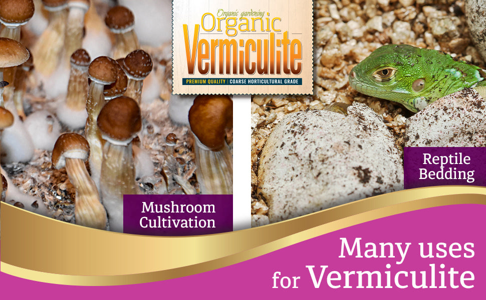 
                  
                    Organic Coarse Vermiculite for All Indoor/Outdoor Plants - Horticultural Soil Amendment Additive Conditioner - Grow Media for Gardening • Hydroponics • Mushrooms
                  
                