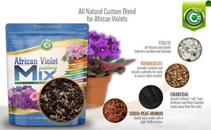 premium potting mix custom blend Organic African Violet Potting Mix Premium Grade Ingredients