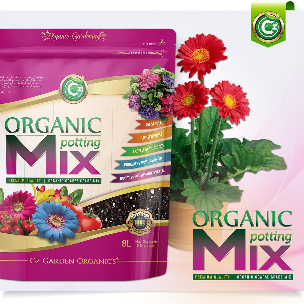 
                  
                    Organic Planting and Potting Soil Mix 8 Liters. Special Formula for Holistic Herbs and Spices, Fruit, Vegetables, Flowers, and Plants!
                  
                
