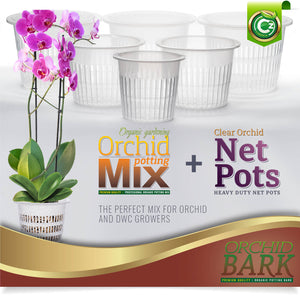 orchid pots and potting mix Organic Orchid Potting Bark Premium Grade Medium Bark for Proper Root – Cz Garden