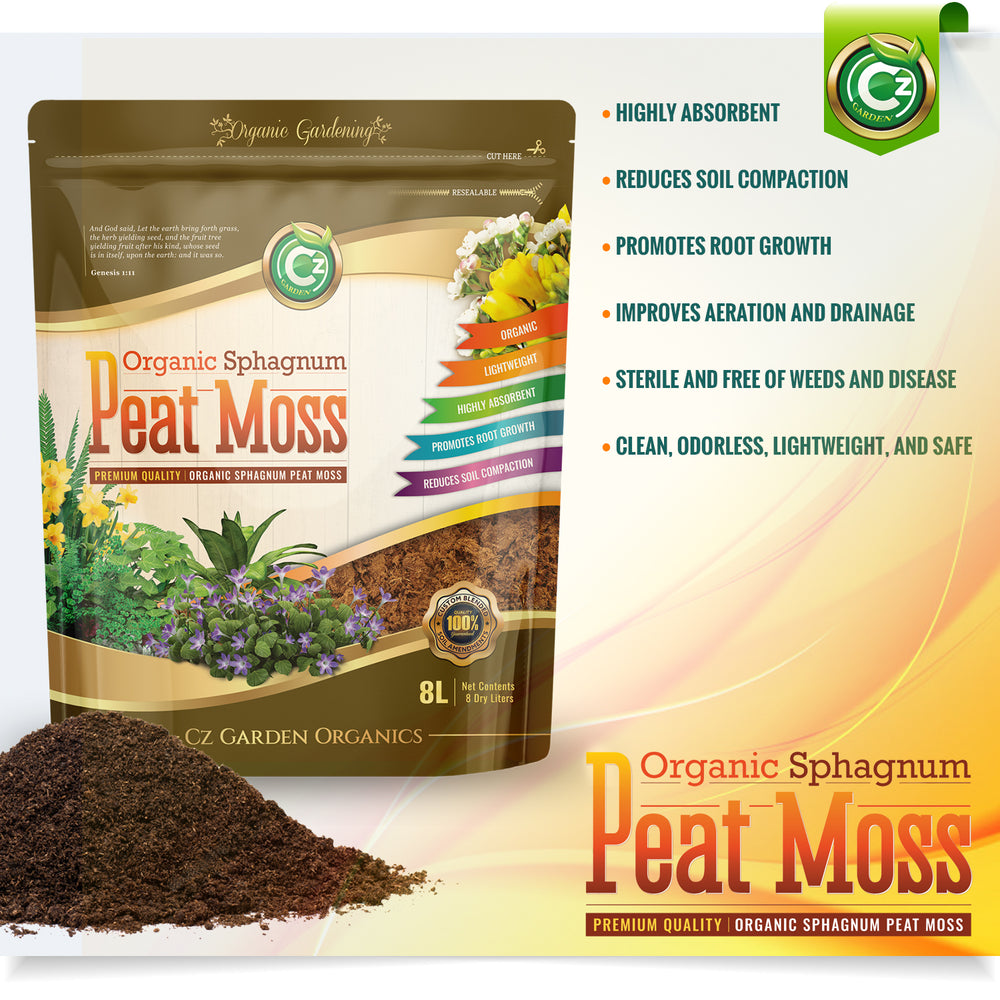 is peat moss a seed plant Organic Peat Moss for All Plants, Flowers, Fruit, Vegetables. NO Addit – Cz Garden