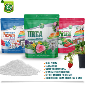 
                  
                    Urea Fertilizer 46-0-0 Plant Food for Indoor, Outdoor Plants - Promotes Lush Growth - Pure Water Soluble for Green Lawns, Fruits, Vegetables and Tie Dye Granules Prills
                  
                