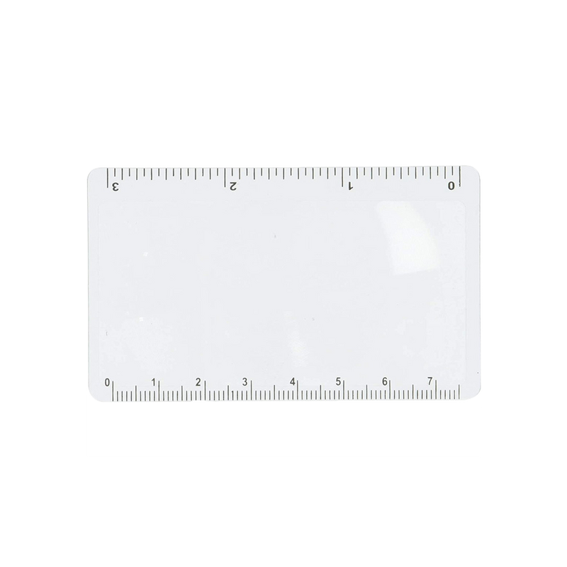 10 pk Premium Grade Fresnel Lens 4X Magnifier Orange Pouch Pocket Wallet Credit Card Size Solar Fire Starter Ruler - Image 3
