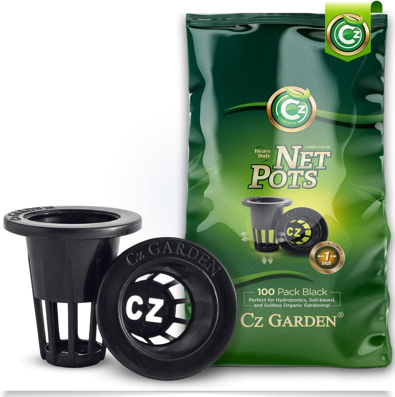 1 inch Round Heavy Duty Pots Wide Lip Design - 100 BLACK - Image 2