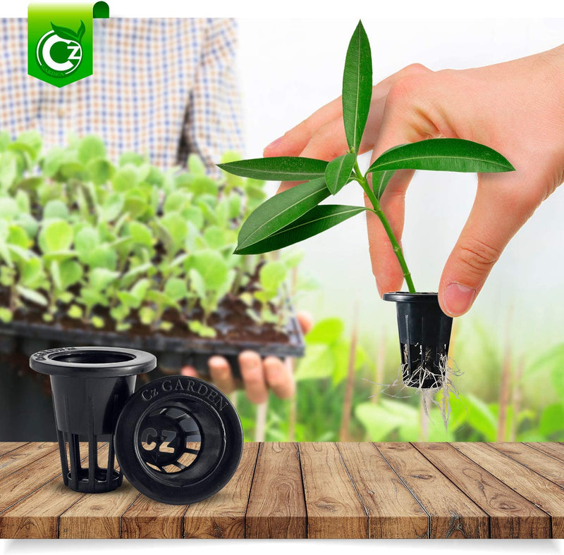 1 inch Round Heavy Duty Pots Wide Lip Design - 100 BLACK - Image 5