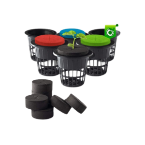 2 inch Net Cups + Cloning Collar Inserts Combo - 25 Pack