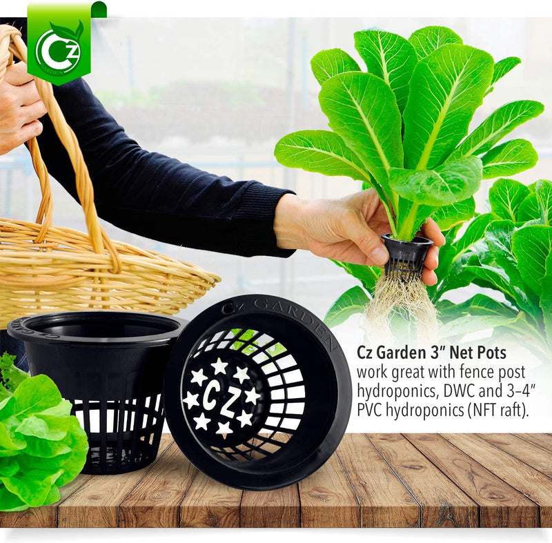 3 inch Net Pots Super Heavy Duty Cups Wide Lip Design - Image 2