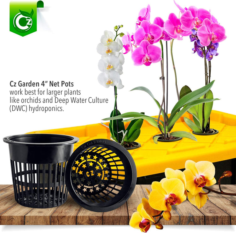 1 inch Round Heavy Duty Pots Wide Lip Design - 100 BLACK - Image 9