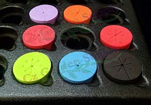 Cloning Collars Inserts Premium Grade Foam Better Than Neoprene for Hydroponics Plant Germination in DIY Cloner & Clone Machines (fits 2 inch net pots, Black) - Image 3