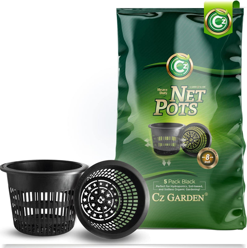 8 inch Net Pots Heavy Duty Round Cups Wide Rim Design - Image 8