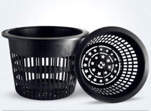 8 inch Net Pots Heavy Duty Round Cups Wide Rim Design