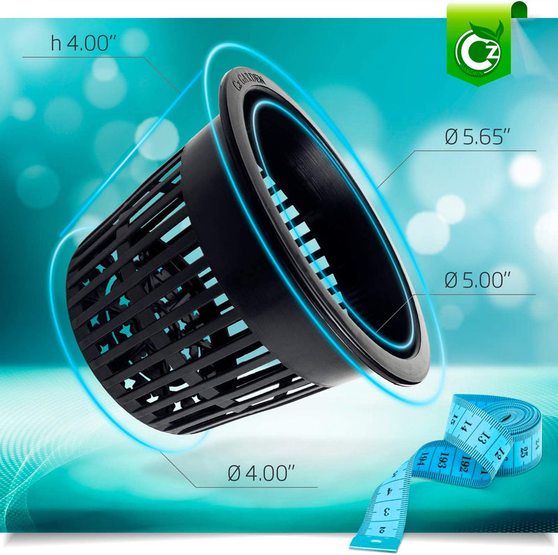 5 inch Net Pots Super Heavy Duty Cups Wide Lip Design - Image 2