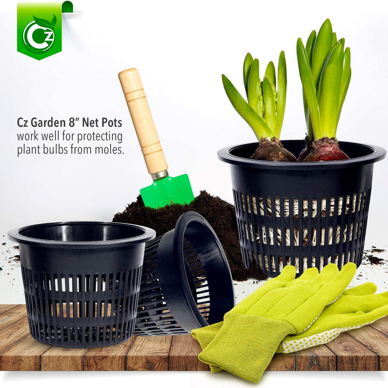 8 inch Net Pots Heavy Duty Round Cups Wide Rim Design - Image 7