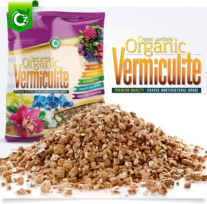 Organic Coarse Vermiculite for All Indoor/Outdoor Plants - Horticultural Soil Amendment Additive Conditioner - Grow Media for Gardening • Hydroponics • Mushrooms