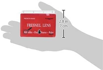 8.3" x 11.75" LARGE 3X Fresnel Lens FULL PAGE Magnifier -- Solar Oven/DIY Projection TV PLANS (1 pack PREMIUM GRADE Large Lens) - Image 3