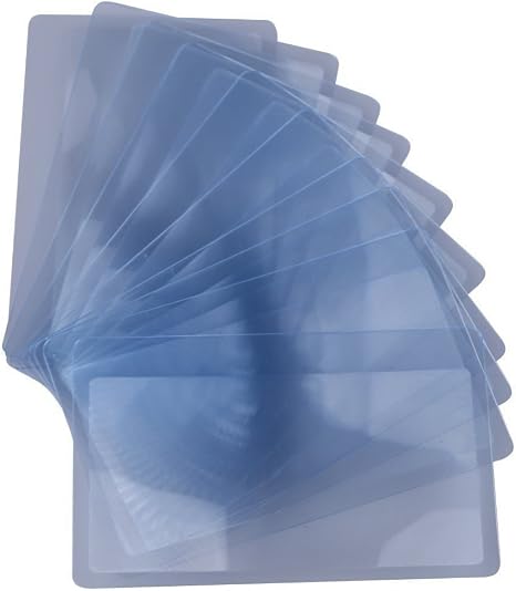 Cz Garden Supply CzCCLens15 3X Wallet Magnifier Lens • Credit Card Size Fresnel Lenses • FIRE Starter • Read Small Print by (15 Pack)