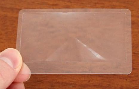 Cz Garden Supply CzCCLens15 3X Wallet Magnifier Lens • Credit Card Size Fresnel Lenses • FIRE Starter • Read Small Print by (15 Pack) - Image 5