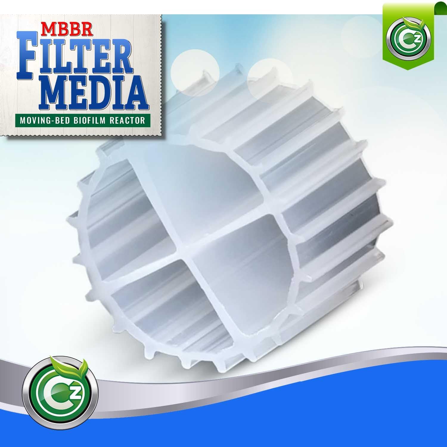 K1 Filter Media 1 Cubic Foot Premium Grade Moving Bed Biofilm Reactor Mbbr. Fresh, Virgin, Not Recycled. Perfect for Aquariums, Aquaculture, Ponds - Image 3
