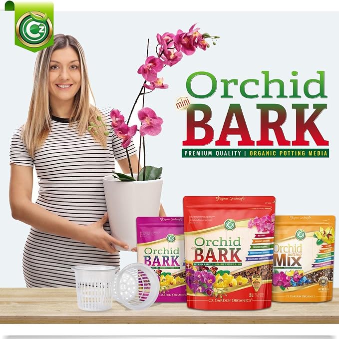Orchid Potting Bark - Made in USA Premium Garden Soil Amendment Mix for Proper Root Development of Phalaenopsis, Cattleyas, Indoor/Outdoor Plants, Reptile Terrarium Bedding & More! (Mini Fir Bark) - Image 6