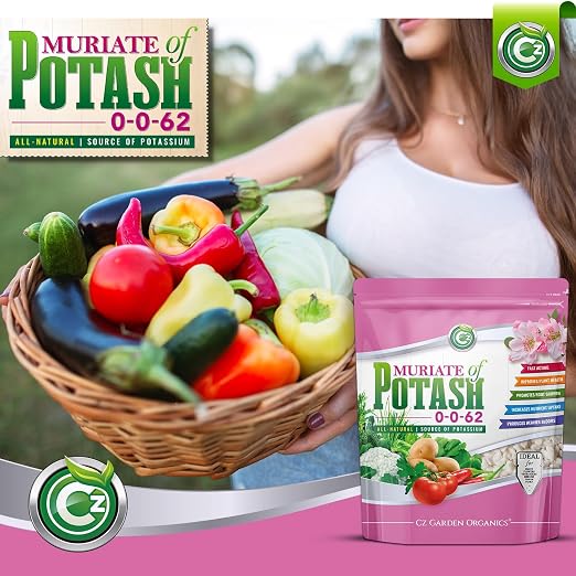 Muriate of Potash 0-0-62 Fertilizer Made in USA - MOP Potassium Plant Food for Indoor/Outdoor Plants, Flower Gardens, Fruit and Vegetable Gardens, Holistic Herbs, Trees and Green Lawns! - Image 7
