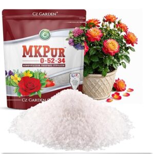 MKPur™ 0-52-34 Monopotassium Phosphate Fertilizer - Water Soluble PK Plant Food for Blooms, Roots, Fruits, Vegetables, Hydroponics & Fertigation - Zero Nitrogen