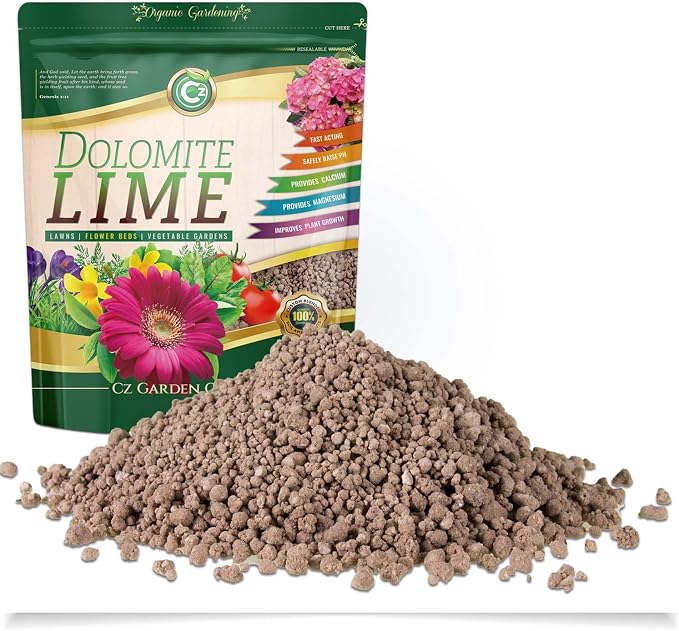 Organic Dolomite Lime 5LB Prilled - Made in USA - OMRI Listed - Garden Soil Amendment Fertilizer. Calcium/Magnesium Additive. Safely Stabilize pH. Cures Blossom End Rot in Tomatoes. - Image 2