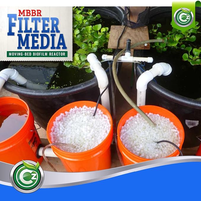 K1 Filter Media 1 Cubic Foot Premium Grade Moving Bed Biofilm Reactor Mbbr. Fresh, Virgin, Not Recycled. Perfect for Aquariums, Aquaculture, Ponds - Image 7