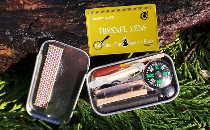 Fresnel Lens 4X Magnifier Pocket Wallet Credit Card Size • Ruler - Unbreakable Plastic for Home Office Classroom & Outdoor EDC Survival Kit Bushcraft (10 pack Ruler/Magnifier - Yellow) - Image 6