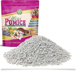 Pumice Stone Grow Media - Made in USA - OMRI Listed - Bonsai • Succulents • Cactus • Orchids - Horticultural Soil Amendment Additive Conditioner for Indoor/Outdoor Plants and Organic Gardens.