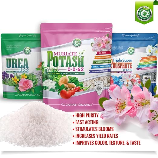 Muriate of Potash 0-0-62 Fertilizer Made in USA - MOP Potassium Plant Food for Indoor/Outdoor Plants, Flower Gardens, Fruit and Vegetable Gardens, Holistic Herbs, Trees and Green Lawns! - Image 6