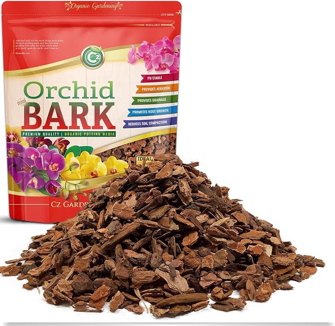 Orchid Potting Bark - Made in USA Premium Garden Soil Amendment Mix for Proper Root Development of Phalaenopsis, Cattleyas, Indoor/Outdoor Plants, Reptile Terrarium Bedding & More! (Mini Fir Bark) - Image 10