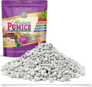 Pumice Stone Grow Media - Made in USA - OMRI Listed - Bonsai • Succulents • Cactus • Orchids - Horticultural Soil Amendment Additive Conditioner for Indoor/Outdoor Plants and Organic Gardens