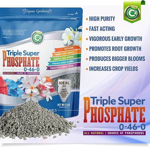 Triple Super Phosphate 0-46-0 Fertilizer - Made in USA - Bloom Booster - TSP Pure Phosphorus Plant Food for Indoor/Outdoor Plants and Flower Gardens - Fruit, Vegetables, Holistic Herbs, Trees & More! - Image 9