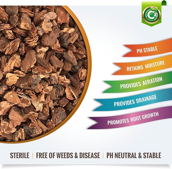 Orchid Potting Bark - Made in USA Premium Garden Soil Amendment Mix for Proper Root Development of Phalaenopsis, Cattleyas, Indoor/Outdoor Plants, Reptile Terrarium Bedding & More! (Mini Fir Bark) - Image 5