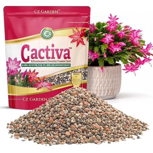 Cactiva™ Christmas Cactus Fertilizer – Made in USA...