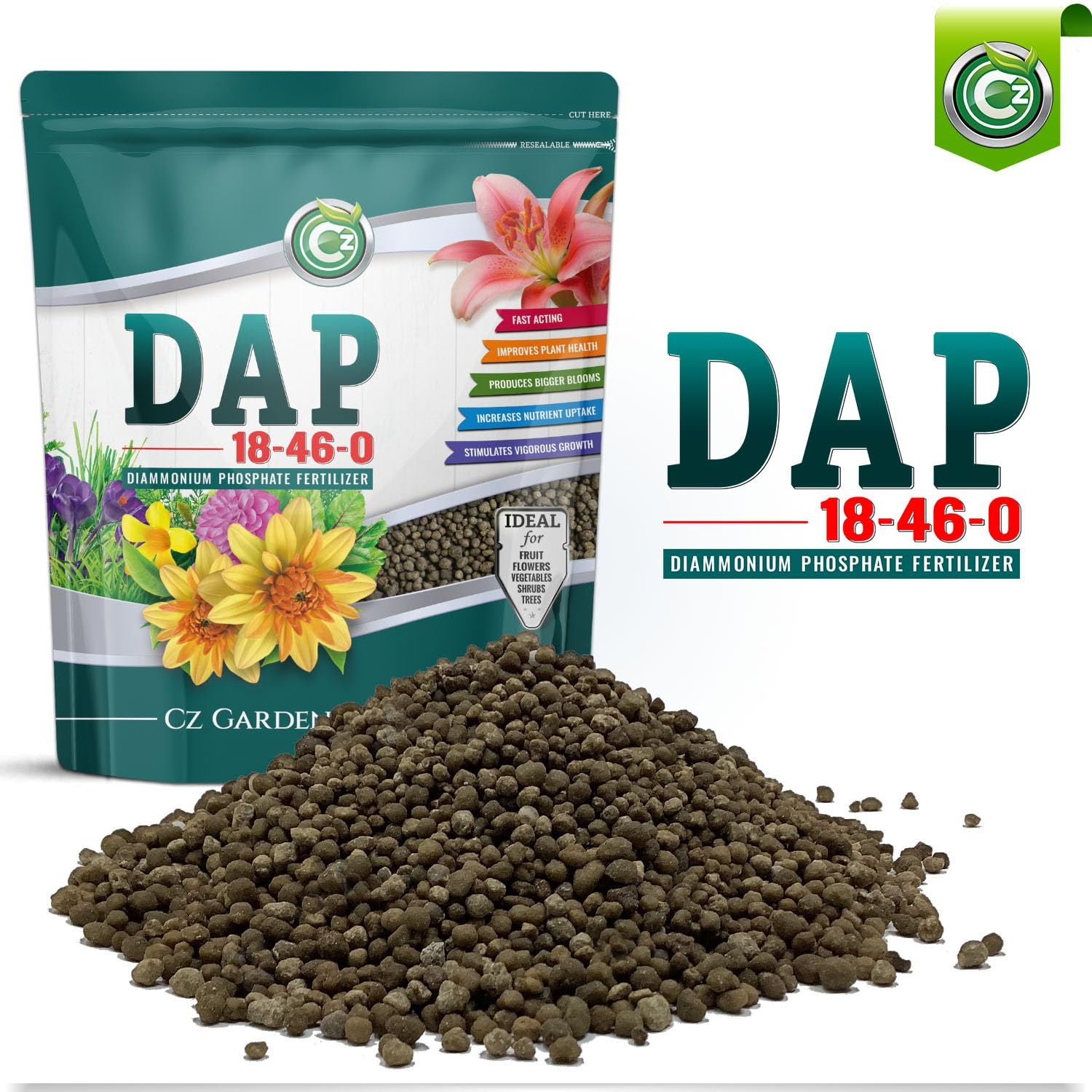 18-46-0 DAP Fertilizer - Made in USA - Nitrogen and Phosphorus Plant Food for Indoor/Outdoor Plants & Flower Gardens - Promotes Vigorous Growth and Big Blooms! - Image 9