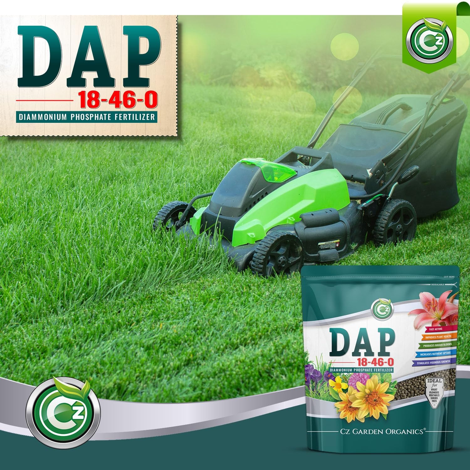 18-46-0 DAP Fertilizer - Made in USA - Nitrogen and Phosphorus Plant Food for Indoor/Outdoor Plants & Flower Gardens - Promotes Vigorous Growth and Big Blooms! - Image 6