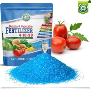 4-18-38 Fertilizer Made in USA – 100% Water Soluble Plant Food for Hydroponics and Soil Gardens - Tomatoes, Peppers & Leafy Greens - Super Concentrated - Makes 1000 Gallons!